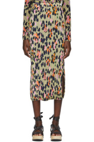 Julia Heuer - Grey & Yellow Ben Print Ekke Skirt