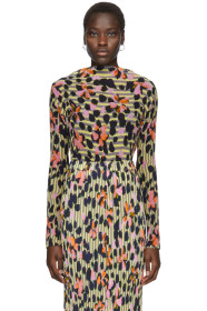 Julia Heuer - Grey & Yellow Ben Print Lee Blouse