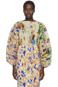 Julia Heuer - Off-White & Multicolor Print Rana Blouse