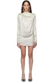 Gauge81 - Off-White Pisa Satin Dress