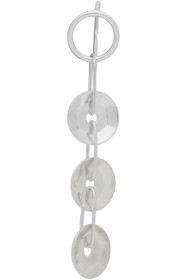Avgvst Jewelry - シルバー 3 シークイン シングル ピアス
