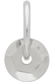 Avgvst Jewelry - Silver Sequin Mono Hoop Earring