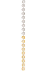 Avgvst Jewelry - Silver & Gold Sequin Stitch Mono Earring