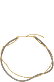 Chloé - Ceinture argentée et dorée Daria
