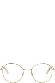 Chloé - Gold Metal Round Glasses
