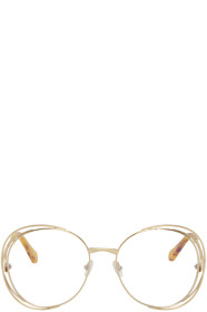 Chloé - Lunettes dorées Carlina