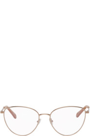 Chloé - Copper Metal Cat-Eye Glasses