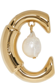 Chloé - Gold Darcey Pearl Earring