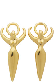 Chloé - Gold Figure Earrings