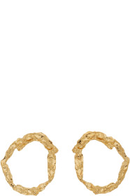 Chloé - Boucles d'oreilles dorées Anouck