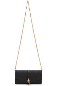 Chloé - Sac portefeuille noir Long Aby