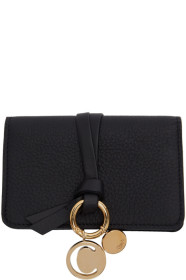 Chloé - Black Alphabet Card Holder