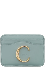 Chloé - Porte-cartes bleu 'Chloé C'