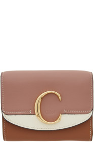 Chloé - ピンク & タン Chloé C ウォレット