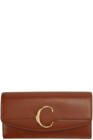 Chloé - ブラウン Chloé C ロング ウォレット