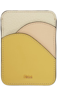 Chloé - Porte-cartes jaune Walden