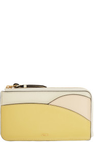 Chloé - Yellow Walden Zip Card Holder