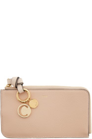 Chloé - ピンク Alphabet ジップアラウンド ウォレット