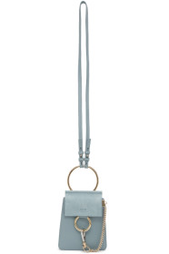 Chloé - Sac bleu Faye Bracelet