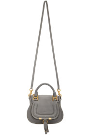 Chloé - Sac gris Small Marcie