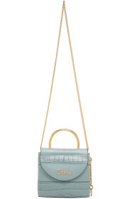 Chloé - Sac bleu Small Abylock