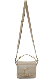 Chloé - Sac gris Mini 'Chloé C'