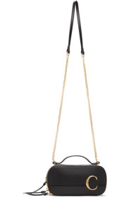 Chloé - Sac noir Mini 'Chloé C' Vanity