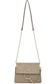 Chloé - Sac gris Mini Faye