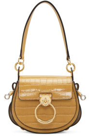 Chloé - Yellow Croc Small Tess Bag