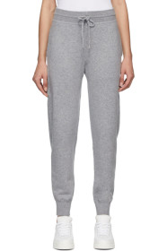 Chloé - Pantalon de survêtement en cachemire gris