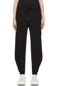 Chloé - Pantalon de survêtement en crêpe noir Loose