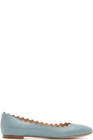 Chloé - Blue Lauren Ballerina Flats