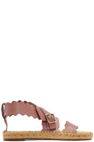 Chloé - Sandales roses Lauren Espadrille