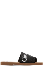 Chloé - Black Woody Flat Sandals