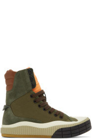 Chloé - Green Clint High-Top Sneakers