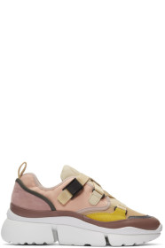 Chloé - Baskets roses Sonnie