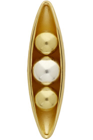 Anne Manns - Gold & Silver Sadie Single Stud Earring