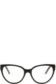 Balenciaga - Black Acetate Cat-Eye Glasses