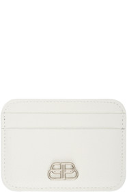 Balenciaga - White BB Card Holder