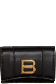Balenciaga - Black Mini Hourglass Wallet