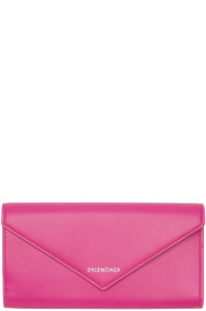 Balenciaga - Pink Thin Money Papier Wallet