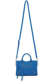 Balenciaga - Sac bleu Nano City