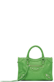 Balenciaga - Sac vert Nano City