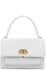 Balenciaga - White XS Sharp Satchel Bag