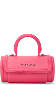 Balenciaga - Pink Round Top Handle Bag