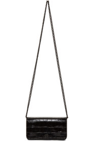 Balenciaga - Sac à bandoulière à chaîne noir BB Phone Case