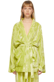 Balenciaga - 黄色 Pyjama 丝绒夹克