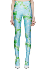 Balenciaga - Blue & Green Dynasty Leggings