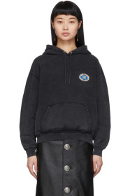 Balenciaga - Pull à capuche gris EU BB Logo