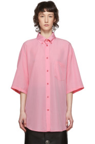 Balenciaga - Chemise en Lyocell rose Fluid